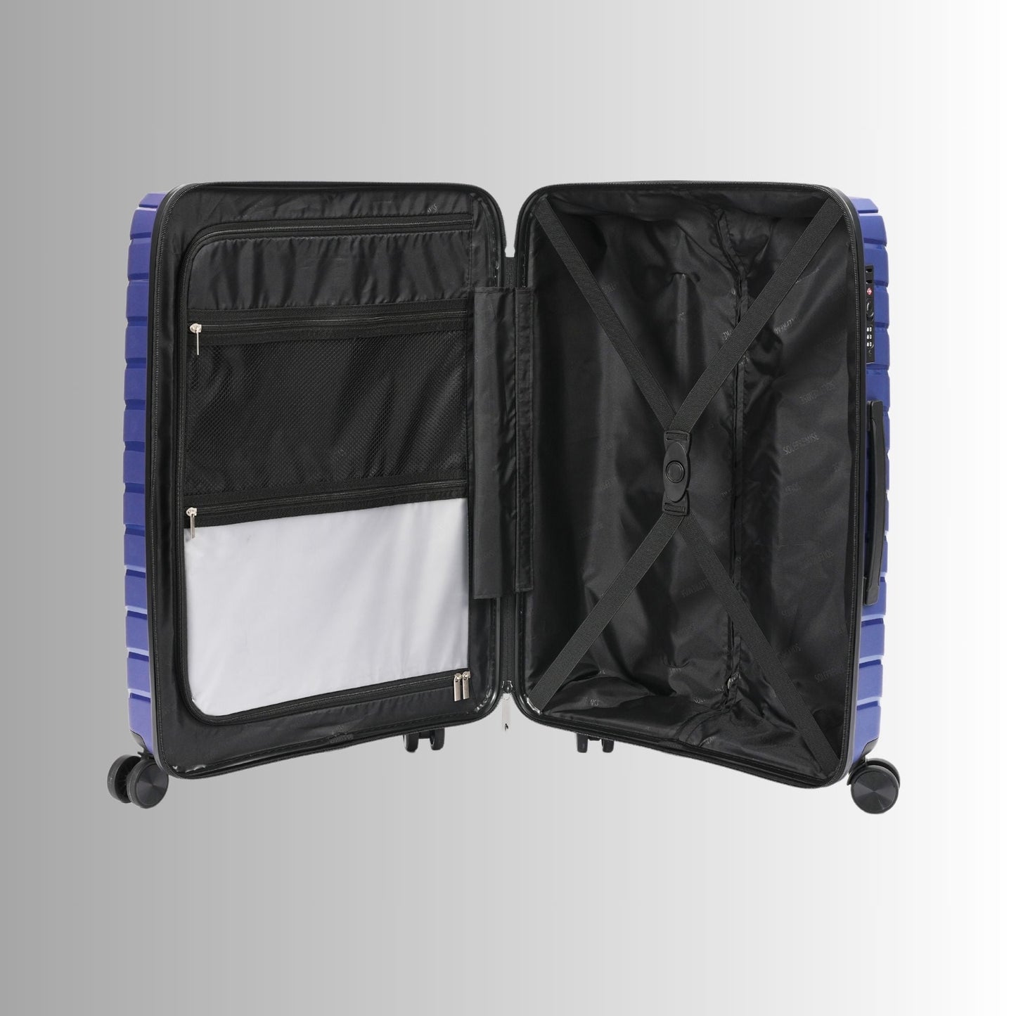 28-inch Blue Hardcase Roller Luggage