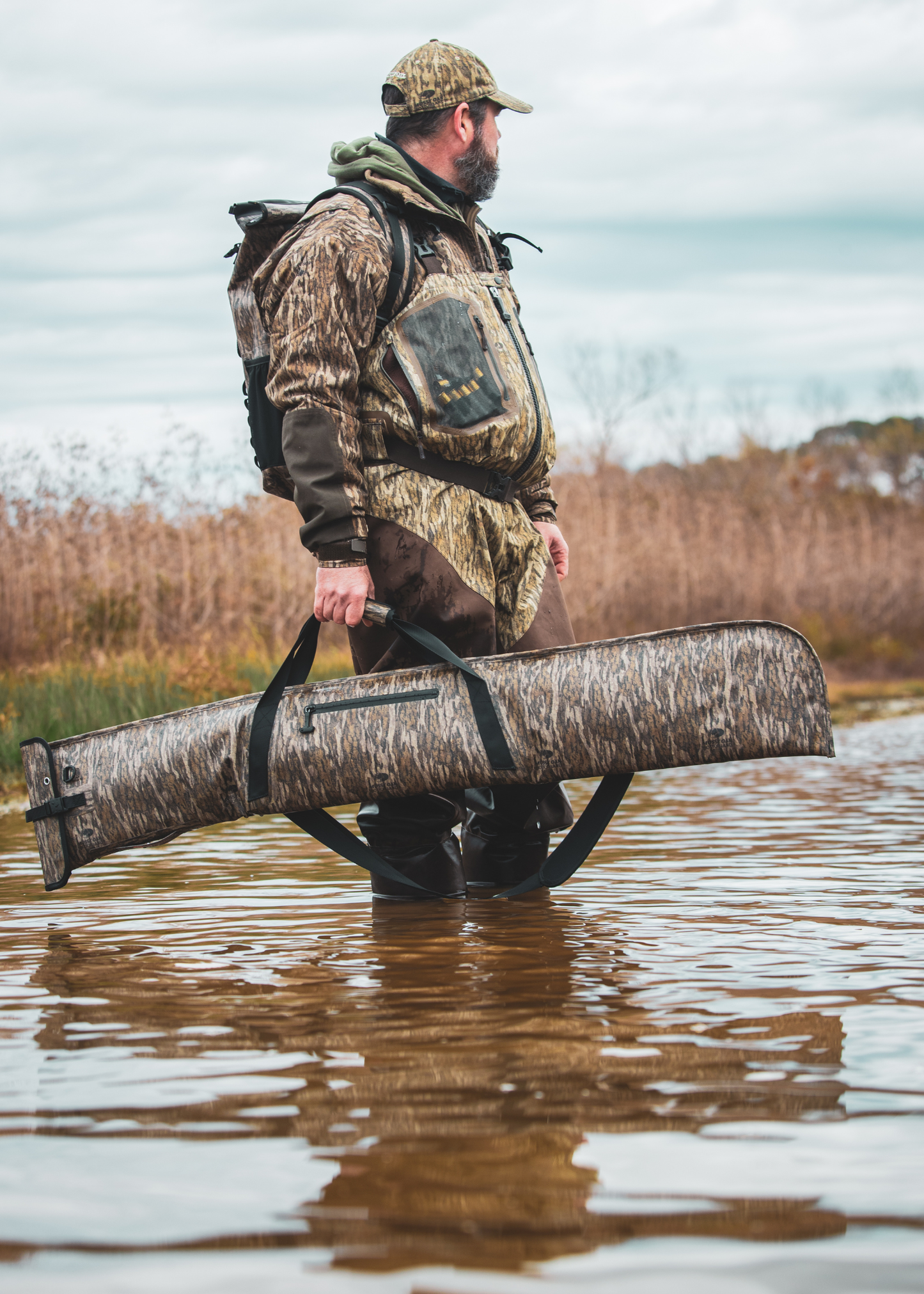 ARRIVING IN AUGUST / Coyote Brown - Auto-Sealing, Waterproof, Floating, Scent Proof Shotgun Bag