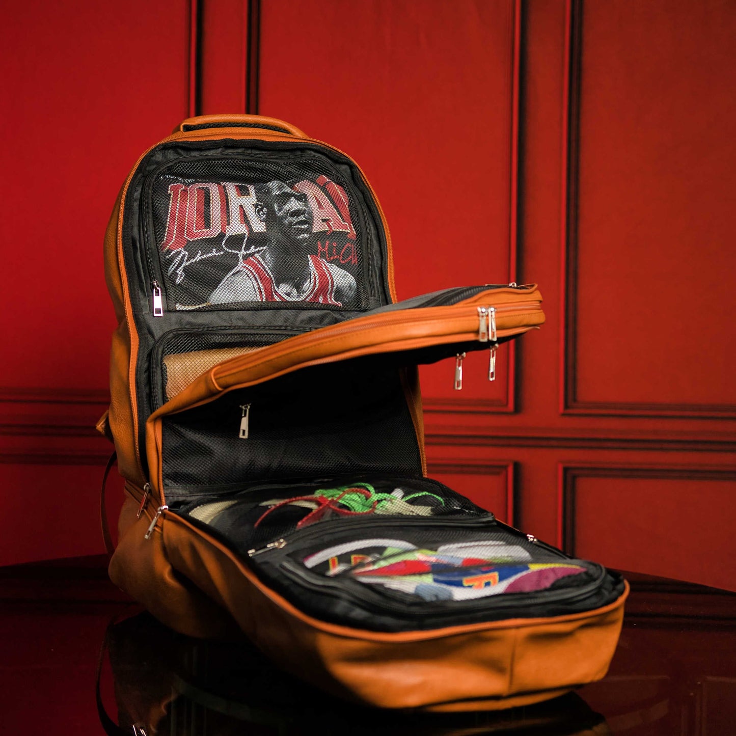 Brown Leather Luxury Patented Carry-On Bag (Only 300 Made)