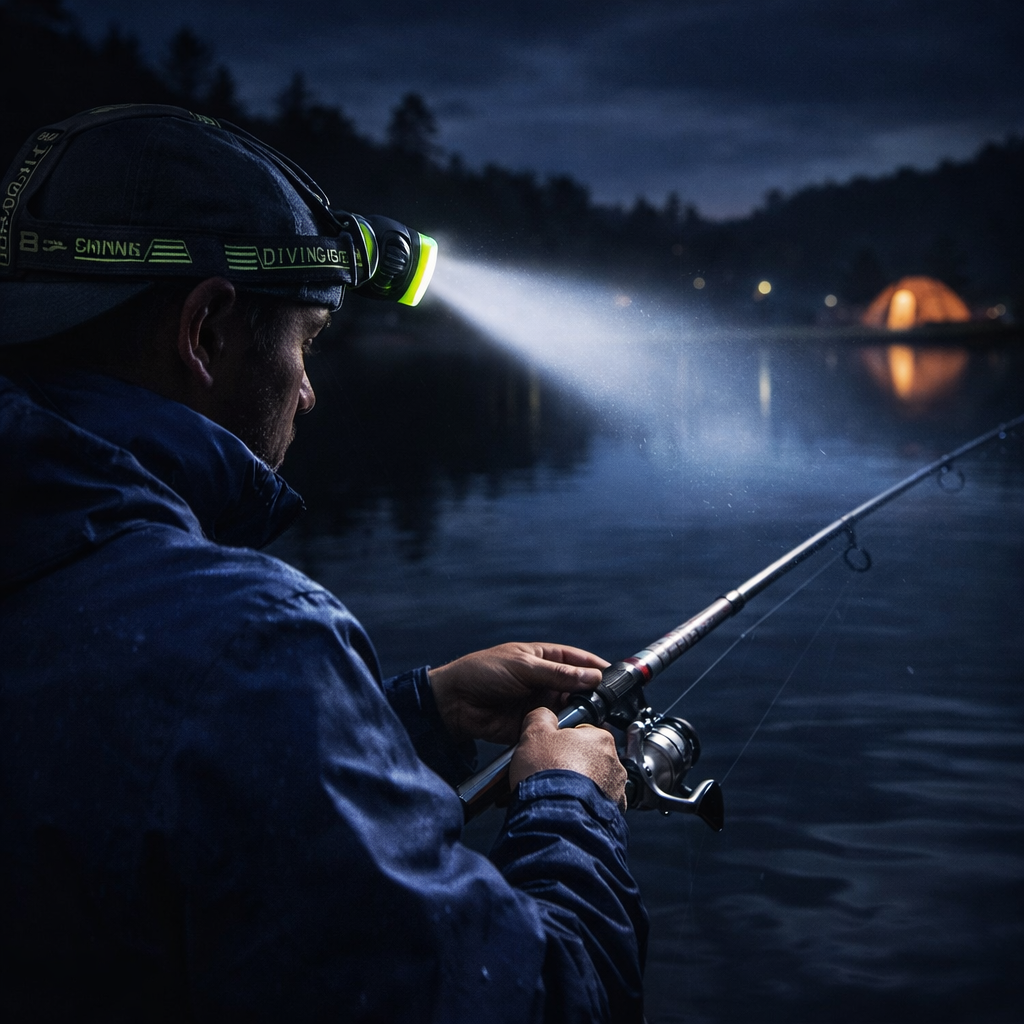 LITEGUEST Pro Submersible Diving Headlamp – IPX8 Waterproof Head Light