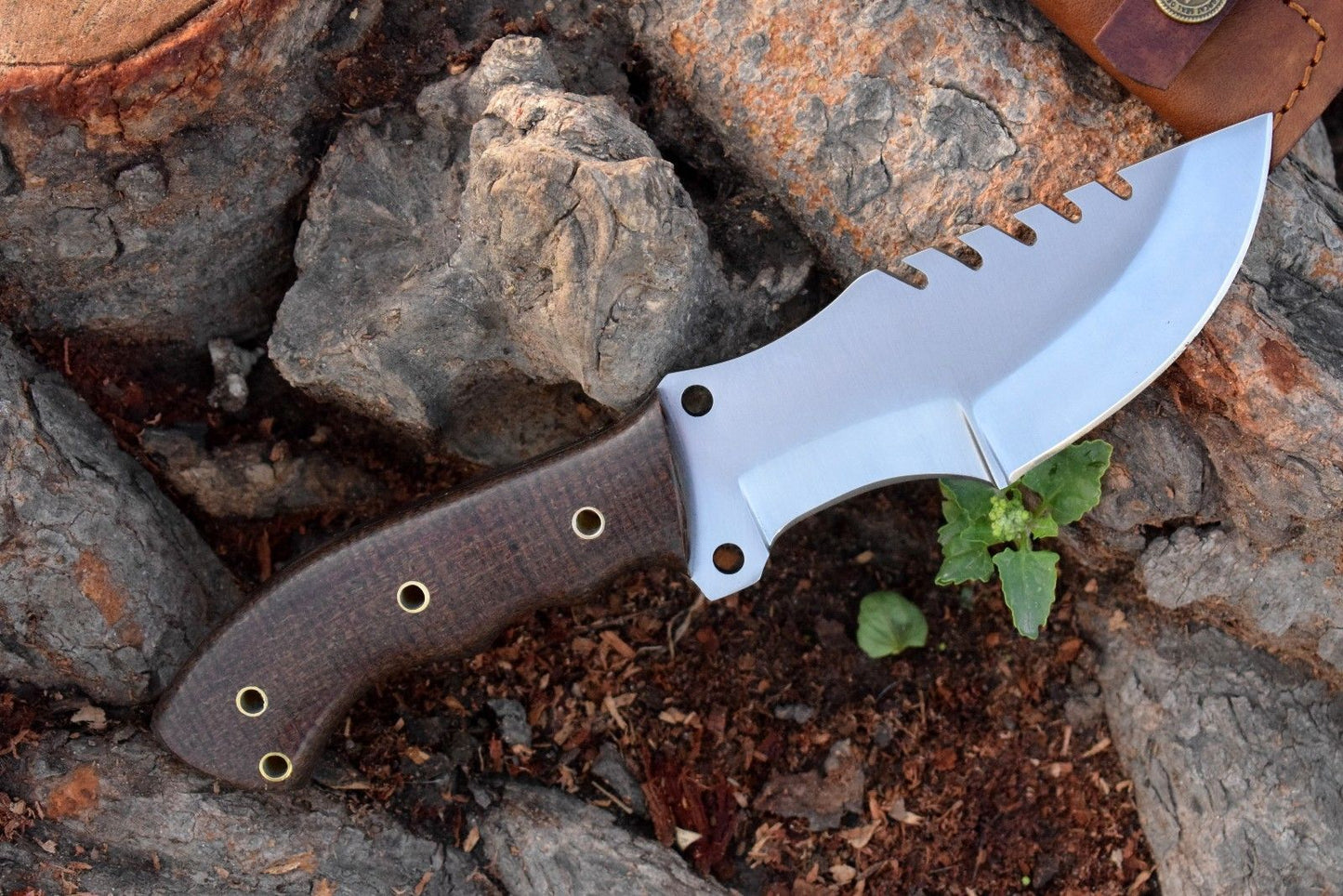 Custom Handcrafted D2 Steel Tops Tom Brown Tracker Knife - Perfect for Survival, Camping & Tactical Use | KBS Knives