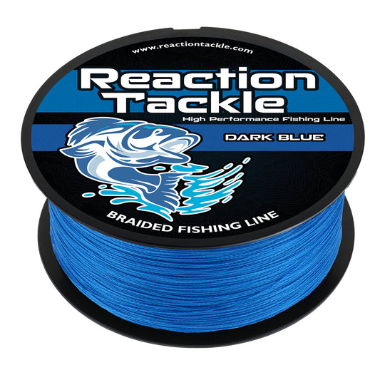 Reaction Tackle Braided Fishing Line - Dark Blue