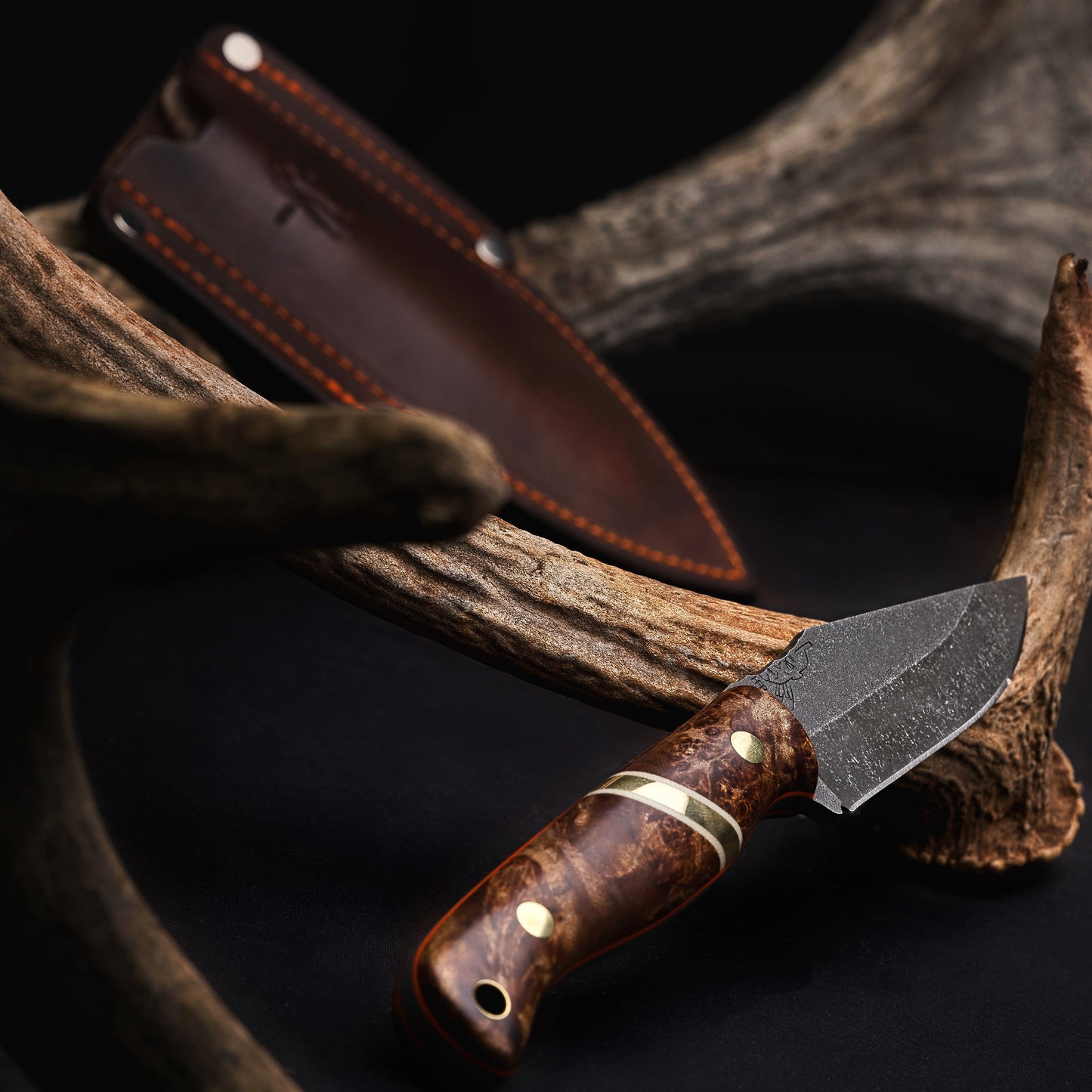 Half Face Blades X Ball and Buck Field Knife