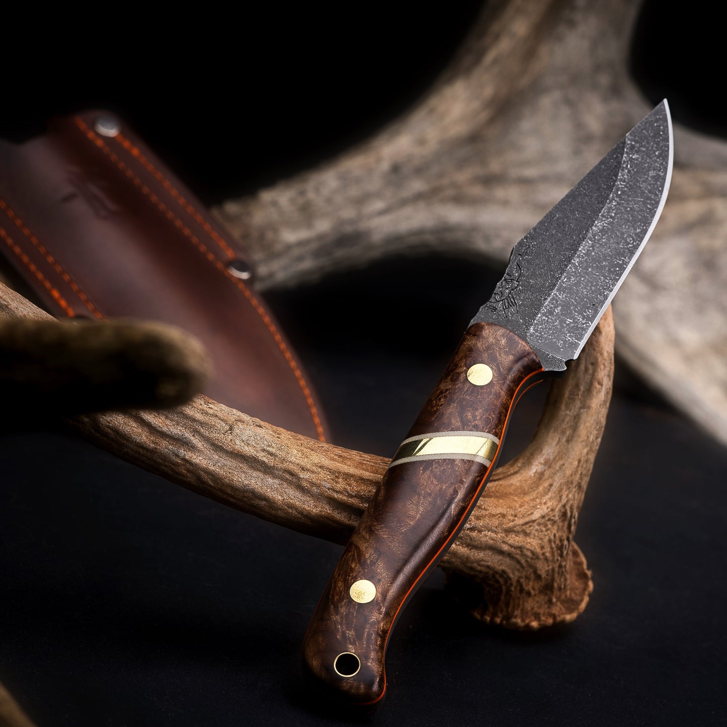 Half Face Blades X Ball and Buck Field Knife