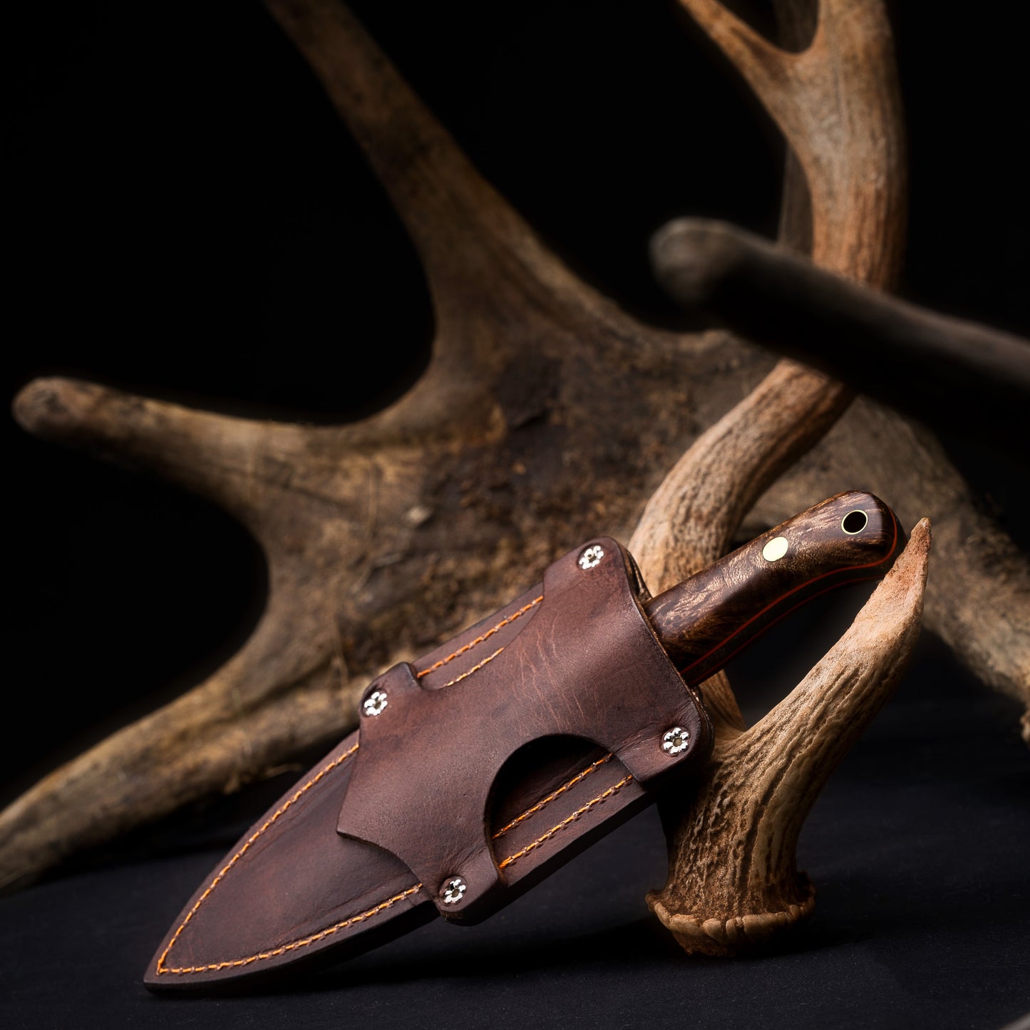 Half Face Blades X Ball and Buck Field Knife