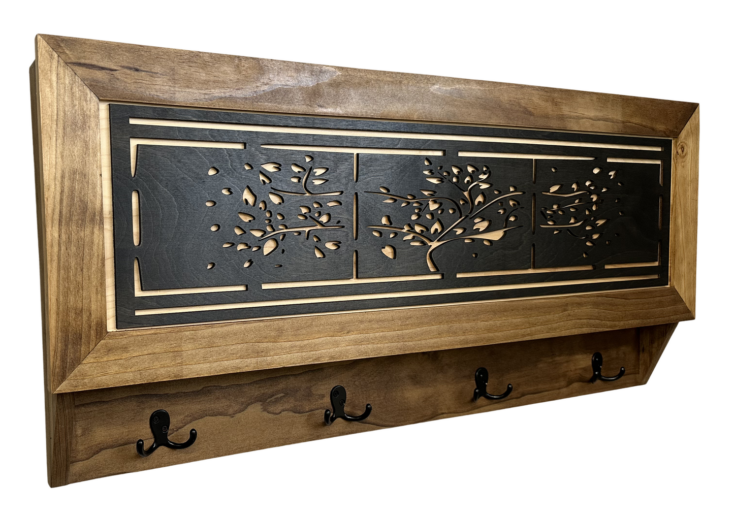 Coat Rack Hidden Gun Storage - Woodland Tree