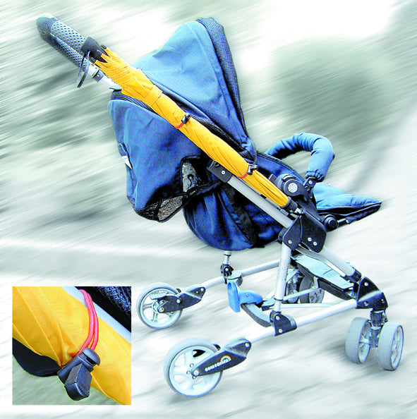 Umbrella Holder-Set – Universal, Weatherproof Mount for Trekking Umbrellas or Poles | Easily Attaches to Backpack Straps for Hands-Free Hiking and Outdoor Adventures