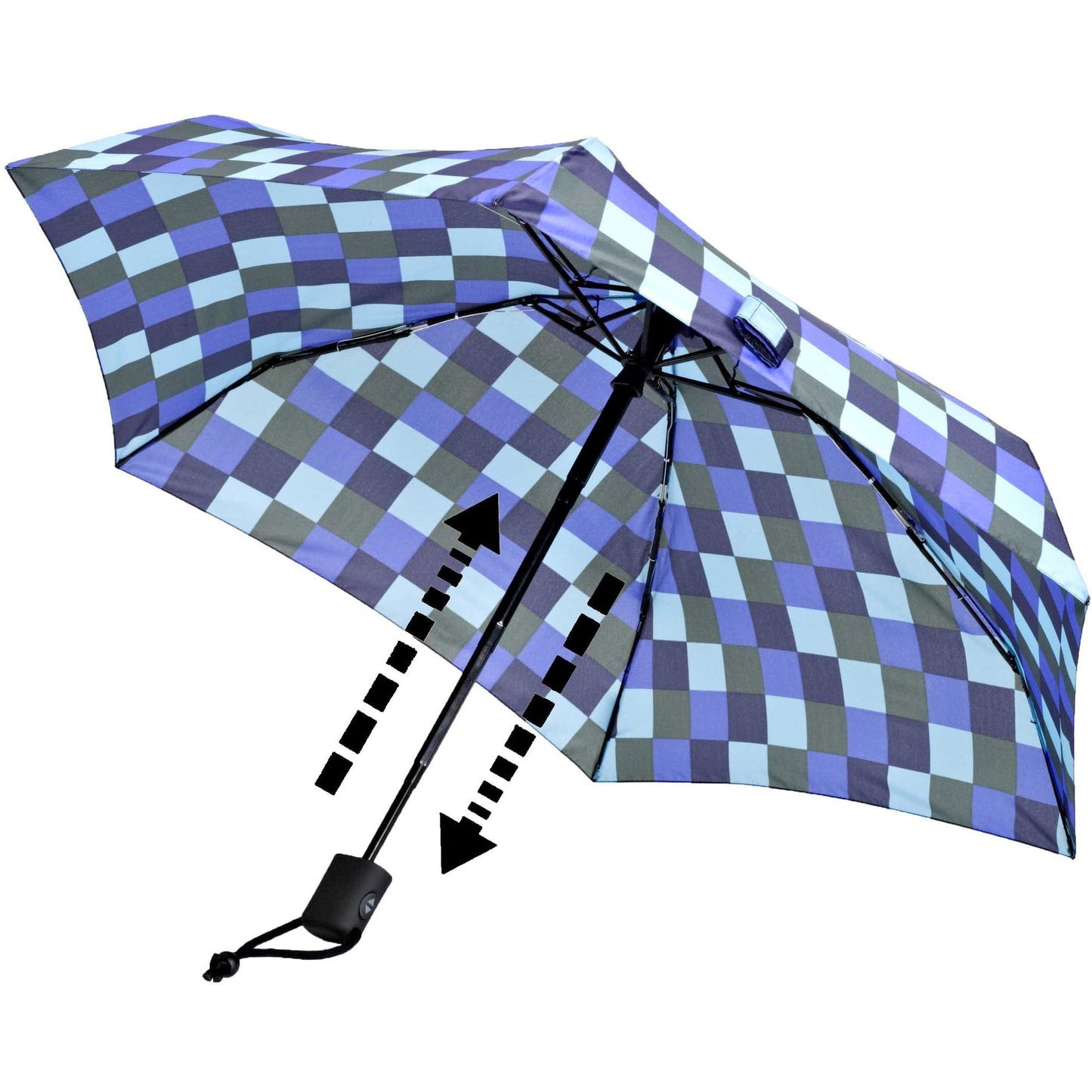 Dainty Automatic Trekking Umbrella – Ultra-Compact, Automatic Open/Close, Windproof Metal & Fiberglass Frame, Tear-Resistant Travel Canopy