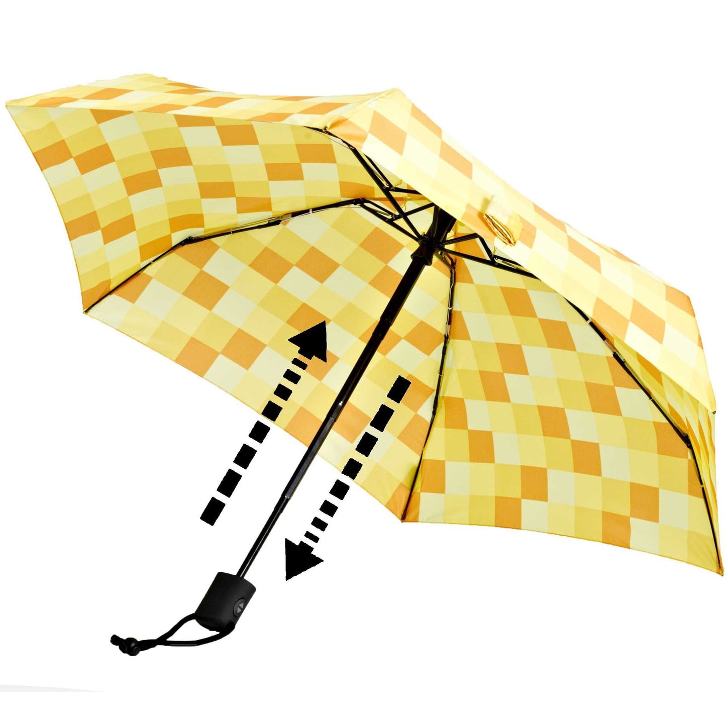 Dainty Automatic Trekking Umbrella – Ultra-Compact, Automatic Open/Close, Windproof Metal & Fiberglass Frame, Tear-Resistant Travel Canopy