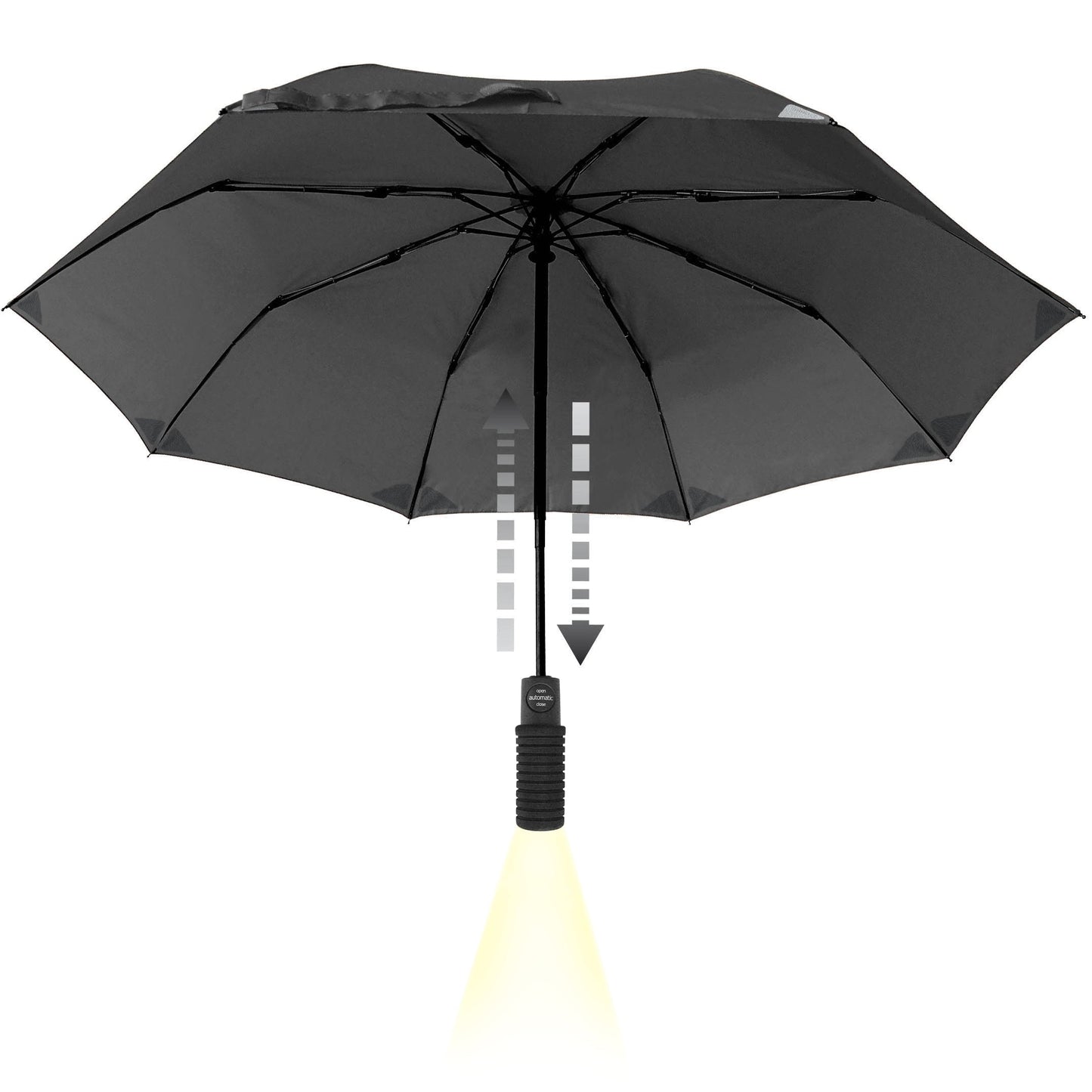 Light Trek Automatic Flashlite – Professional Hiking Umbrella with Built-in Bright LED Torch, Long-Lasting Illumination, and Reliable Auto Open/Close System