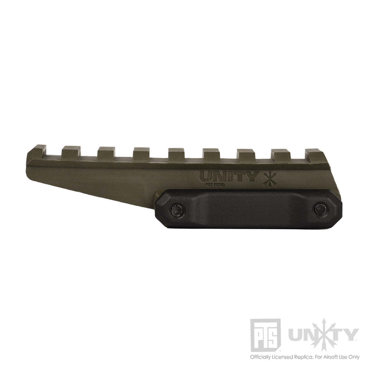 PTS UNITY TACTICAL FAST OPTIC RISER - DUPONT POLYMER