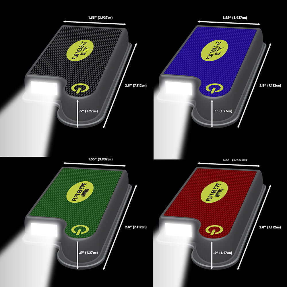 FLATEYE™ WINK Mini LED Keychain-Style Flashlight (4-Pack)