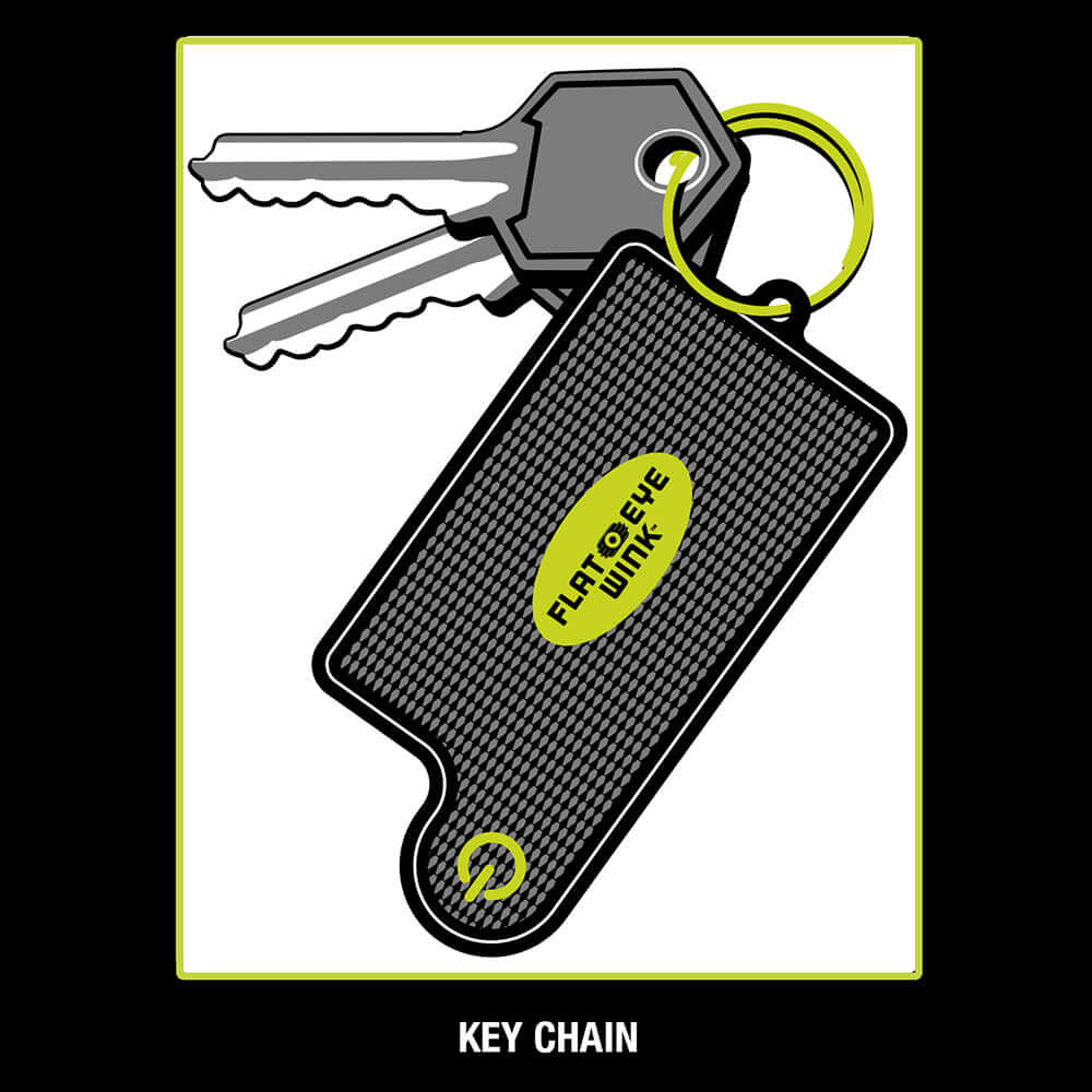 FLATEYE™ WINK Mini LED Keychain-Style Flashlight (4-Pack)