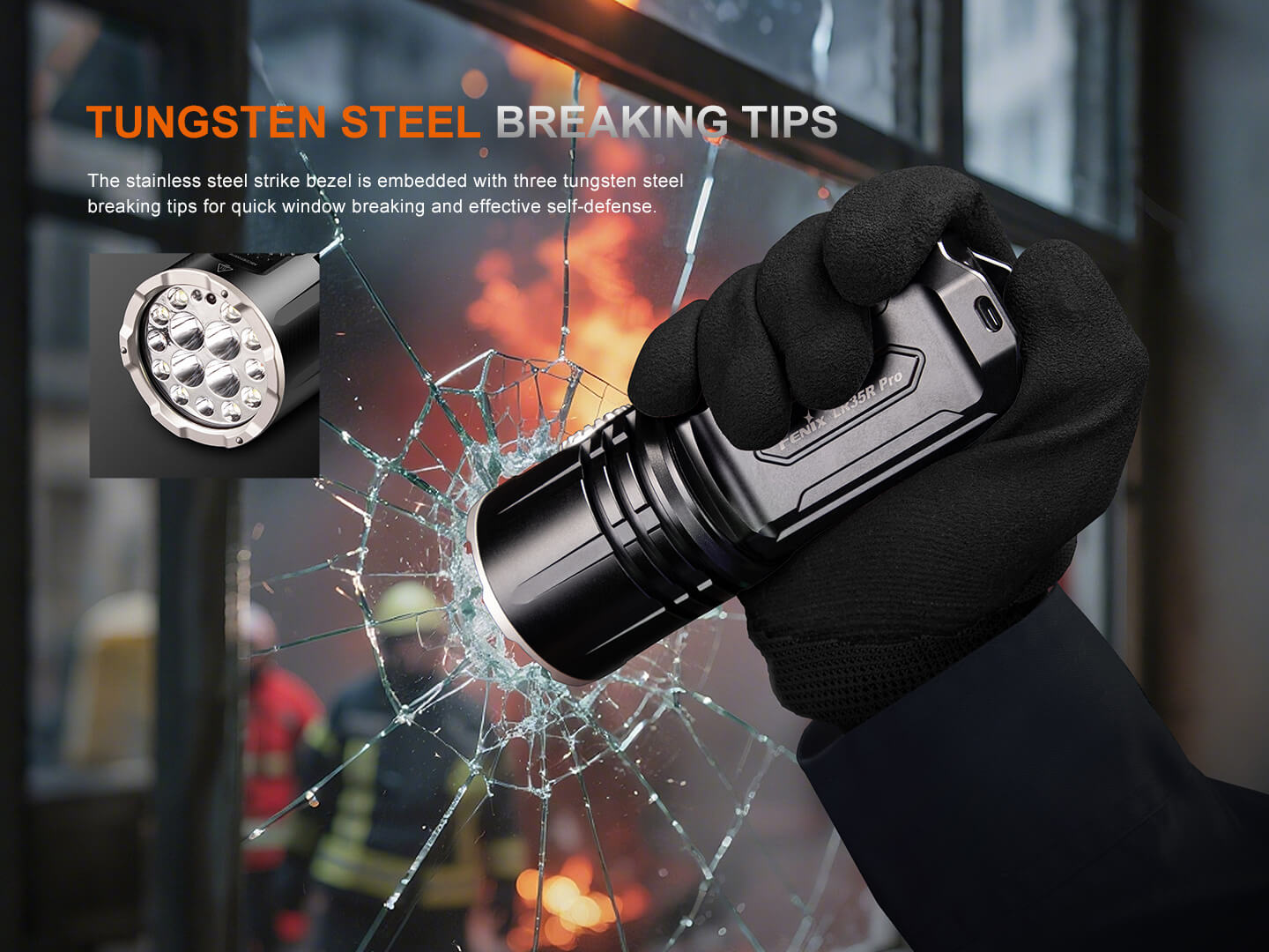 Fenix LR35R PRO Rechargeable Palm-Sized Searchlight