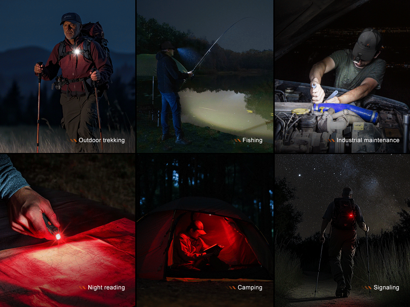 Fenix SW05R Multipurpose Clip-On Light with Red or UV Output