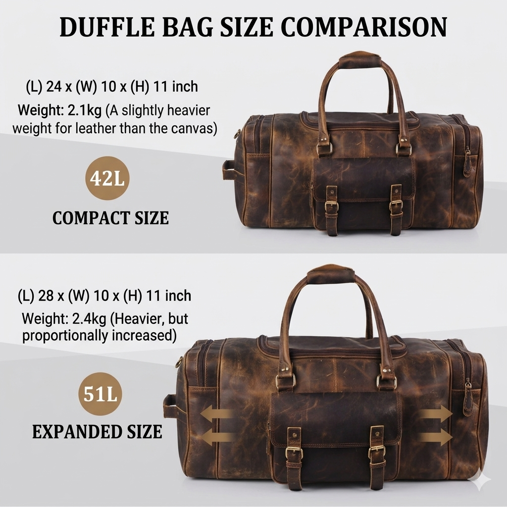 Chester Buffalo Weekender Duffle Bag