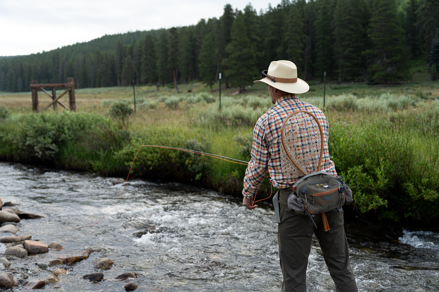 Brimmed Field Hat - Burlap Straw
