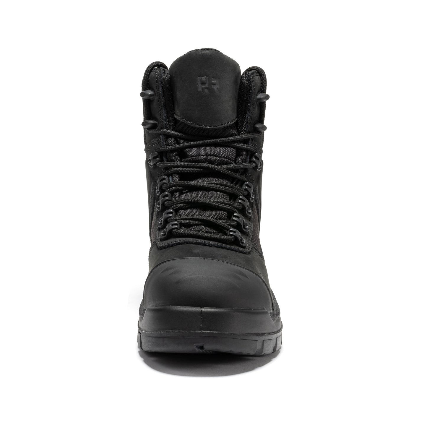 ROCKROOSTER Stowe Black 7 inch Composite Toe Leather Work Boots CP212BK