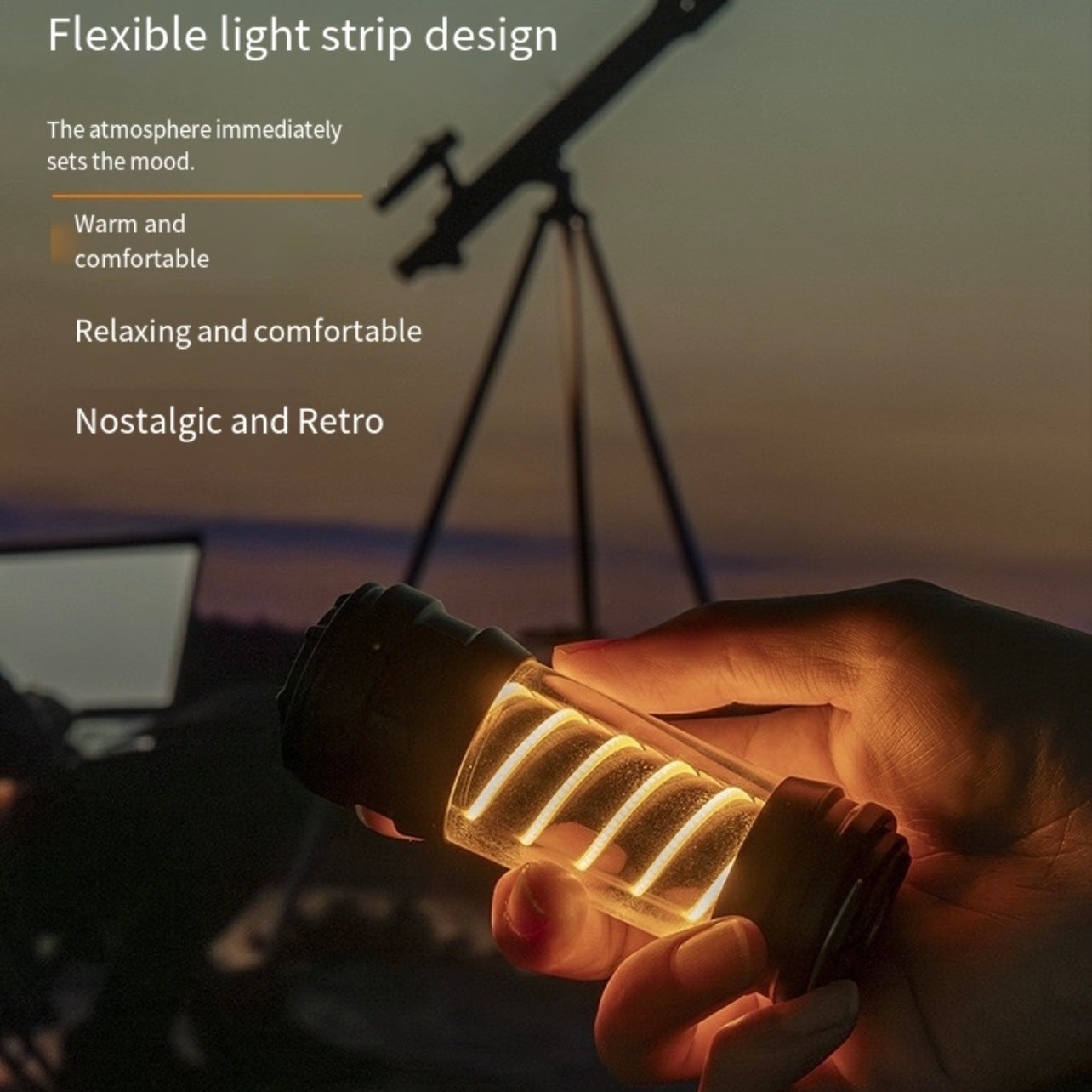 LITEGUEST Portable Camping Lantern – Waterproof Rechargeable Light