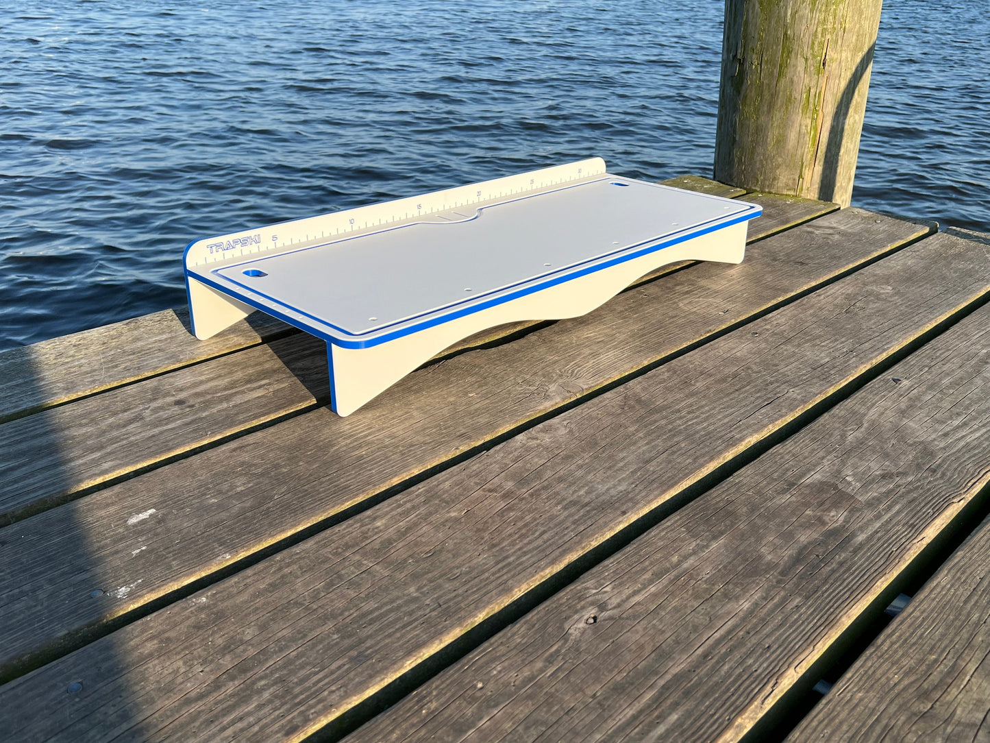 Made in the USA | Premium Double Bucket 33" Raised Fillet Table Cutting Board