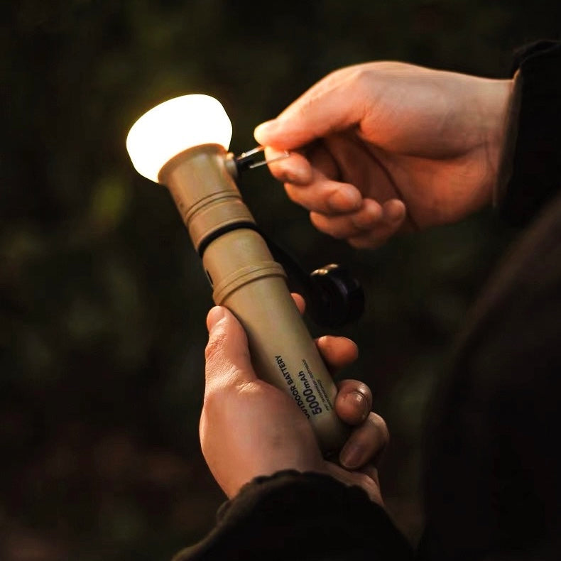 LITEGUEST 2-in-1 Retro Camping Lantern with 5000mAh Power Bank