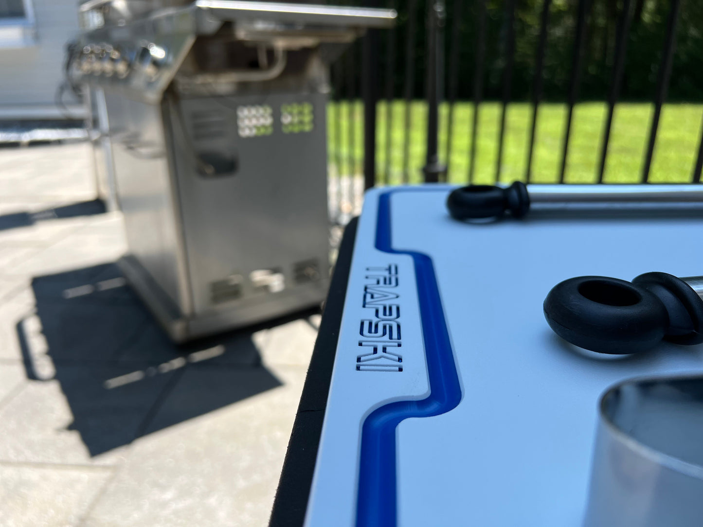 TRAPSKI Premium 1/2 Inch Thick HDPE Cutting Boards | Food-Grade Kitchen Prep Surface | Juice Grooves | Made in the USA