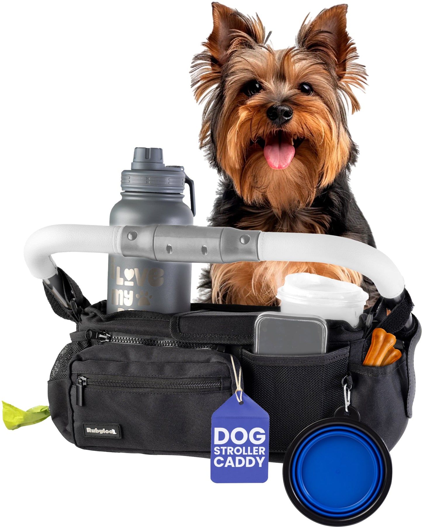 Dog Stroller Caddy Organizer