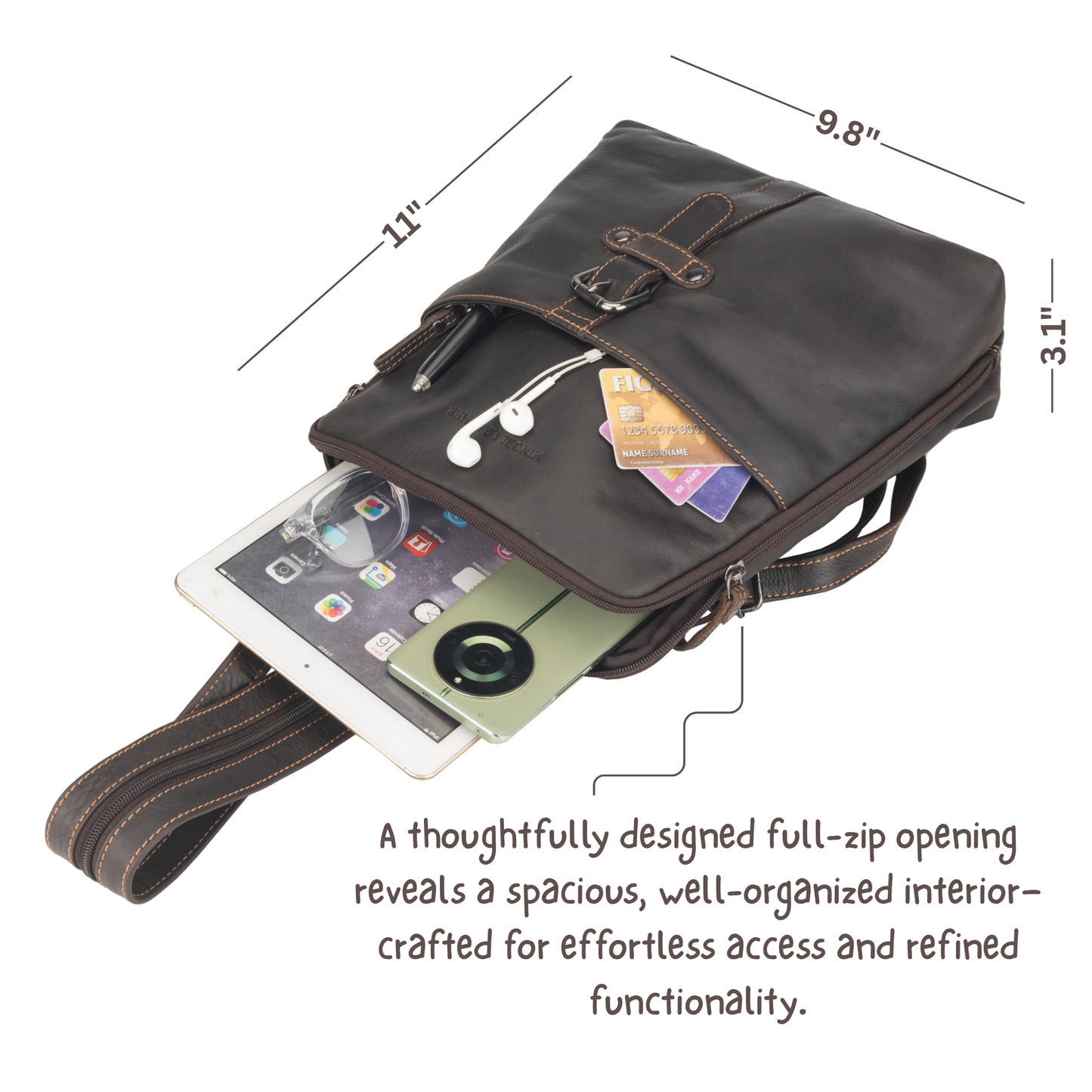 Isla Everyday Backpack Brown