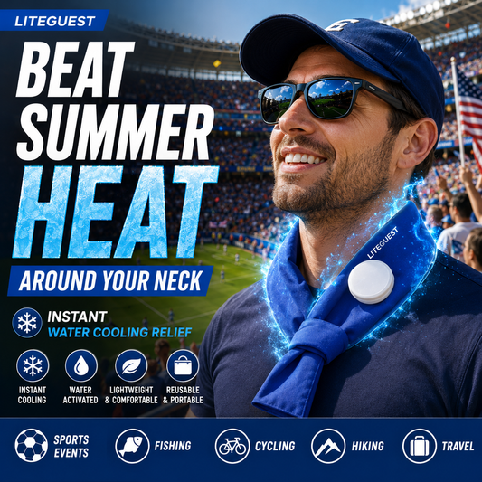 LITEGUEST Water Cooling Neck Wrap | Instant Heat Relief
