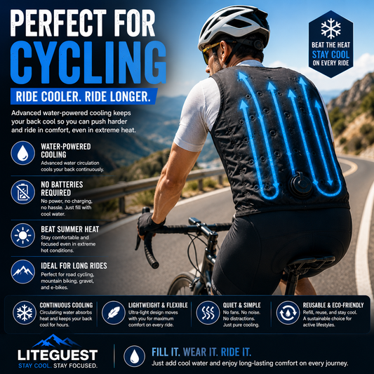 LITEGUEST Water Cooling Vest | Battery-Free Cooling for Outdoor Activities