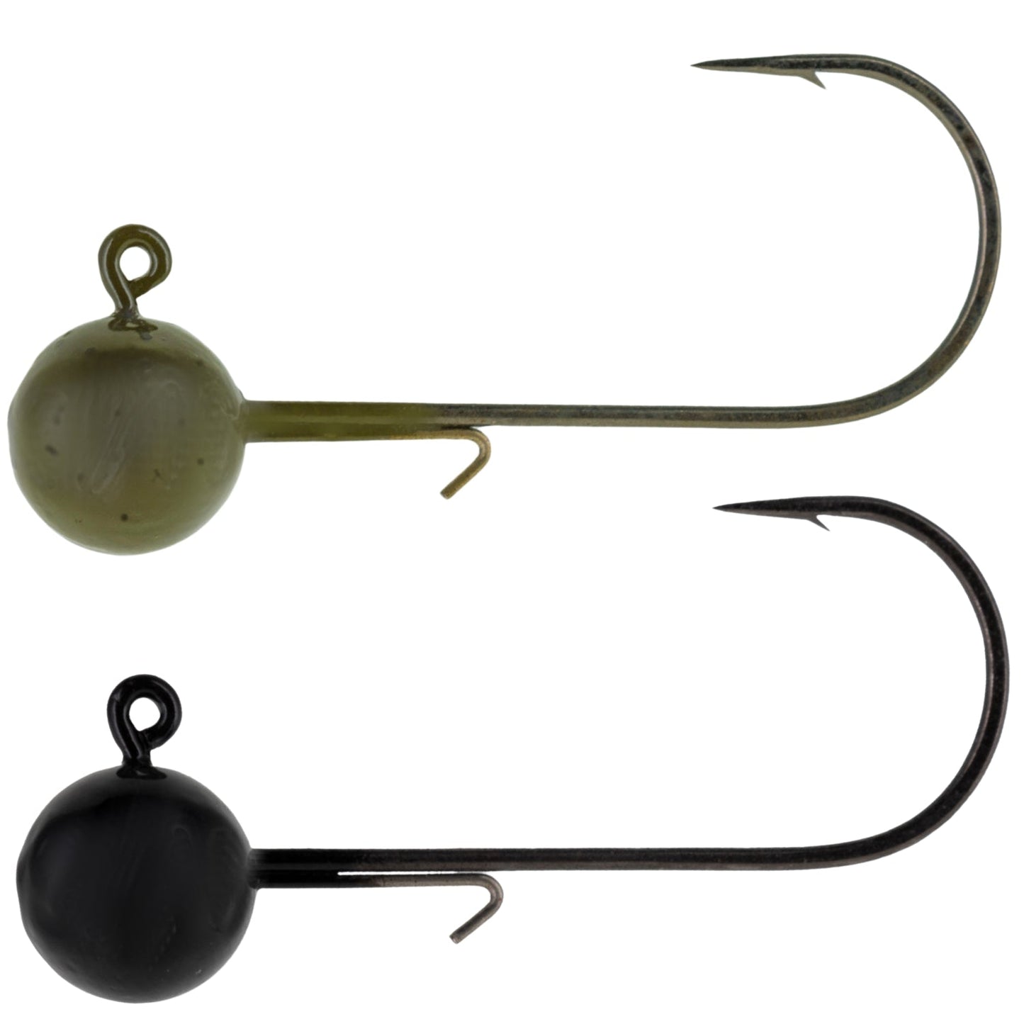 Reaction Tackle Lead Ball Jigs (10-Pack) – Premium Round Jig Heads for Soft Plastics - New