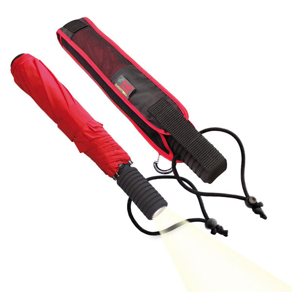 Light Trek Automatic Flashlite – Professional Hiking Umbrella with Built-in Bright LED Torch, Long-Lasting Illumination, and Reliable Auto Open/Close System
