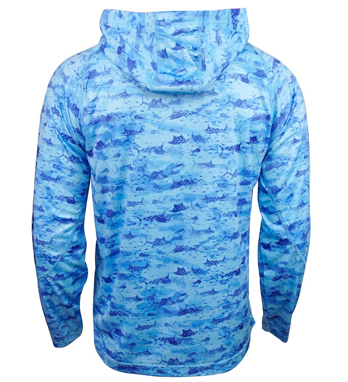 Men's Billfish Camo UV Fishing Hoodie