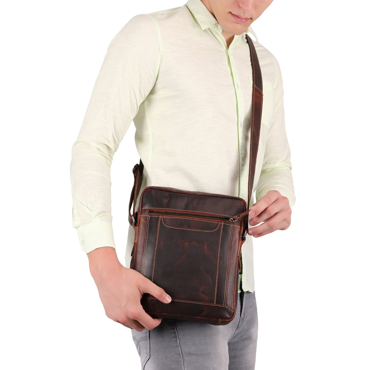 Tokyo Messenger Bag Chestnut