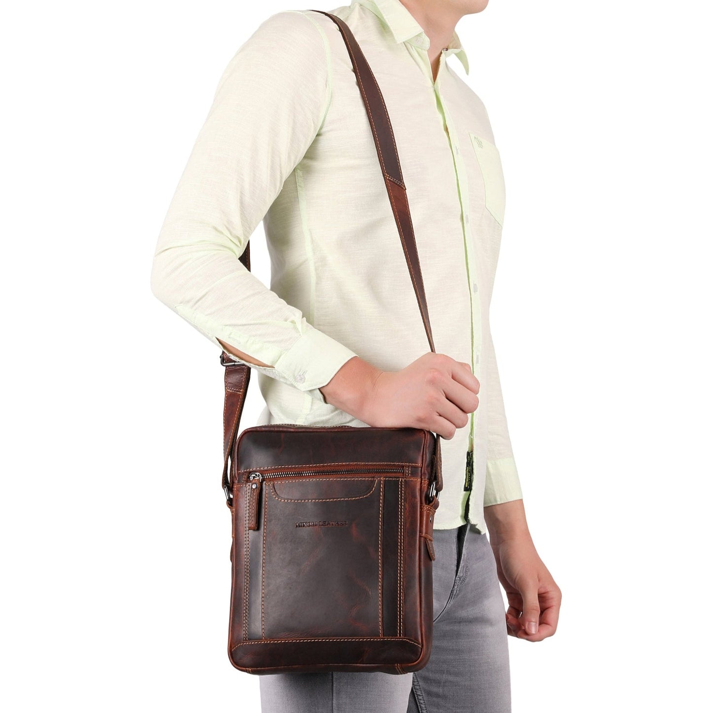 Tokyo Messenger Bag Chestnut