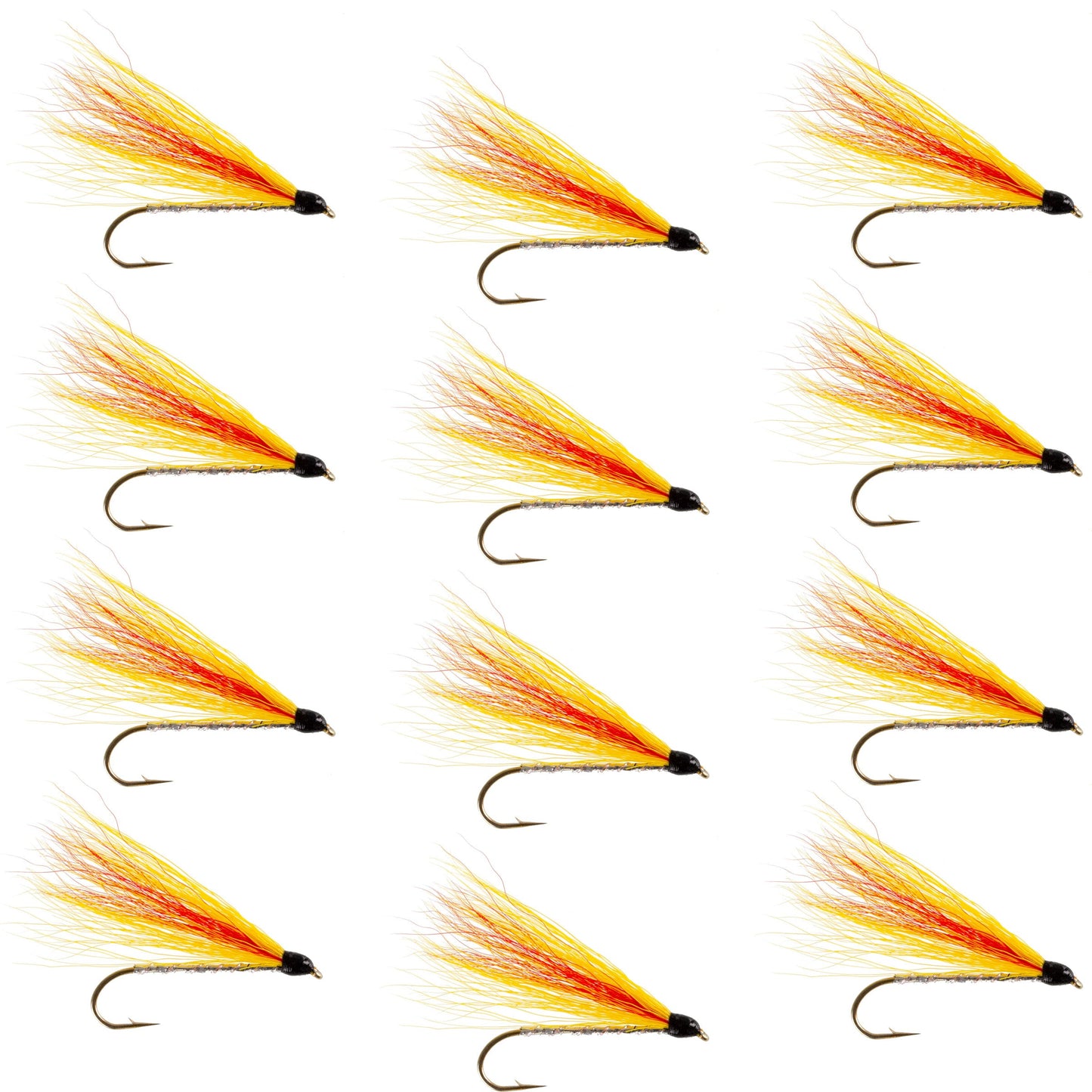 Mickey Finn Classic Streamer Flies - Set of 12 - Hook Size 4