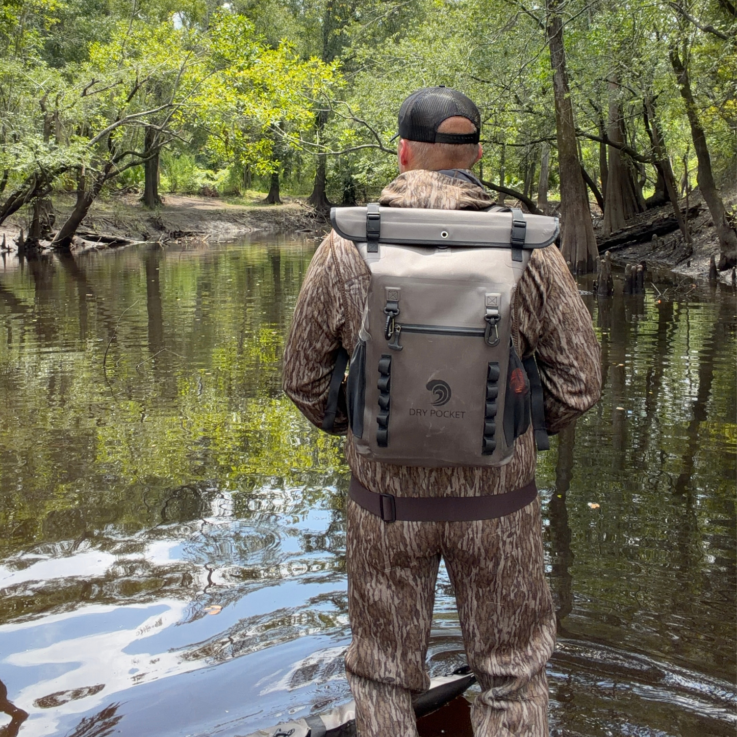 Waterproof Floating Backpack Dry Bag - Olive Night