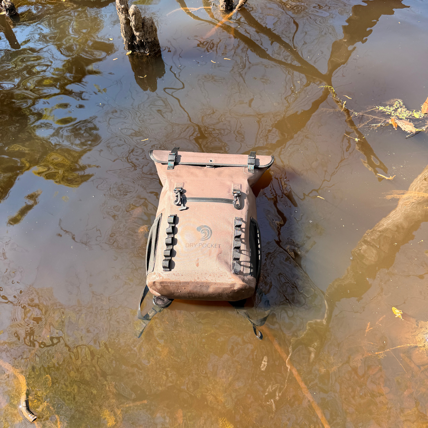 Waterproof Floating Backpack Dry Bag - Olive Night