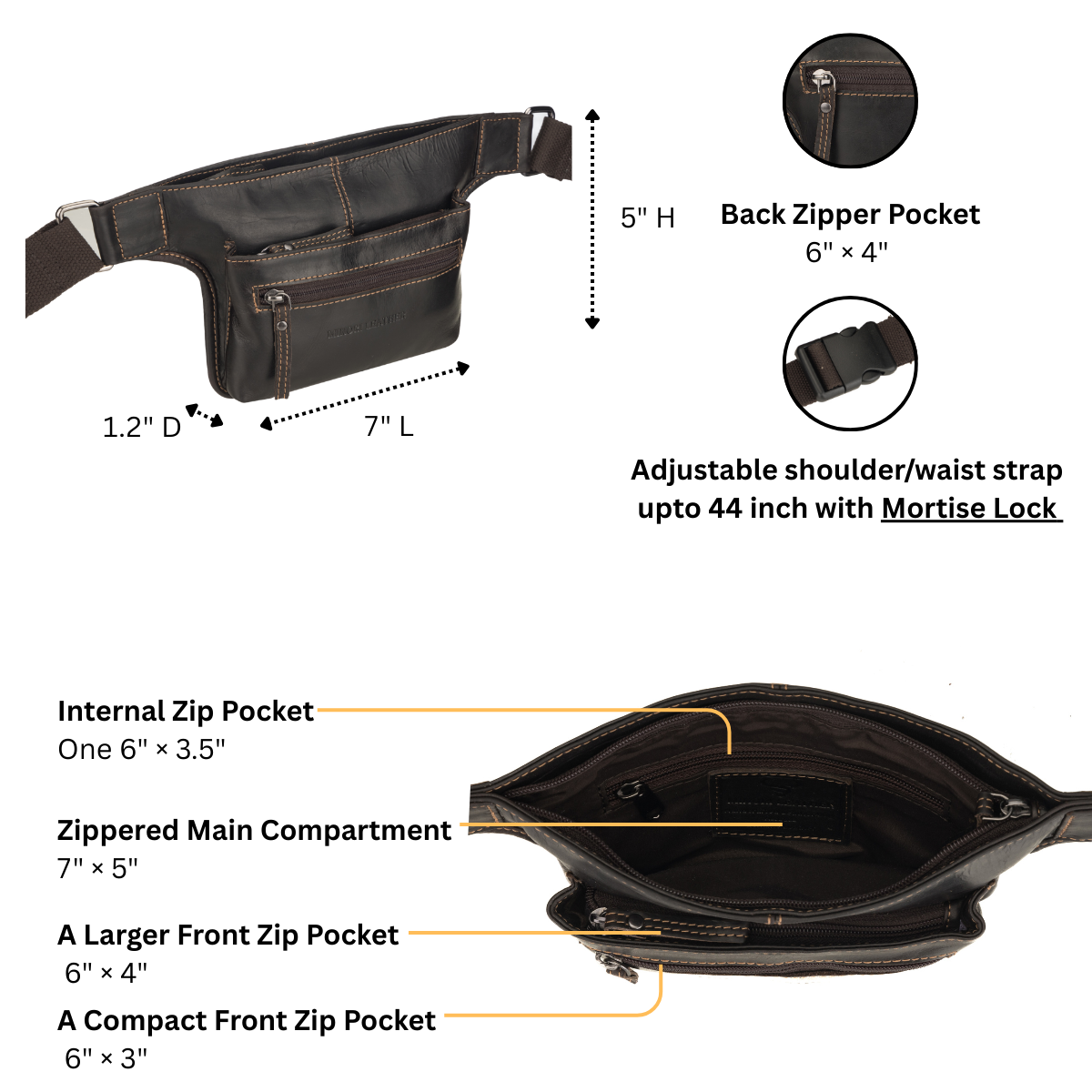 Osaka Belt Bag Brown