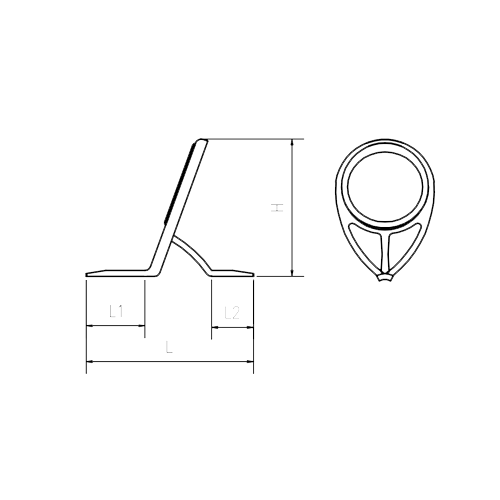 SEAGUIDE Titanium Double-foot  Guide TiXQG