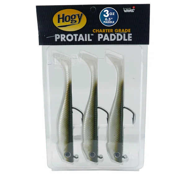 Hogy Protail Paddle 6.5" 3oz, 4oz, 5oz, 6oz (Olive color) Pk of 3