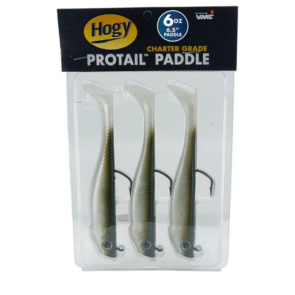 Hogy Protail Paddle 6.5" 3oz, 4oz, 5oz, 6oz (Olive color) Pk of 3