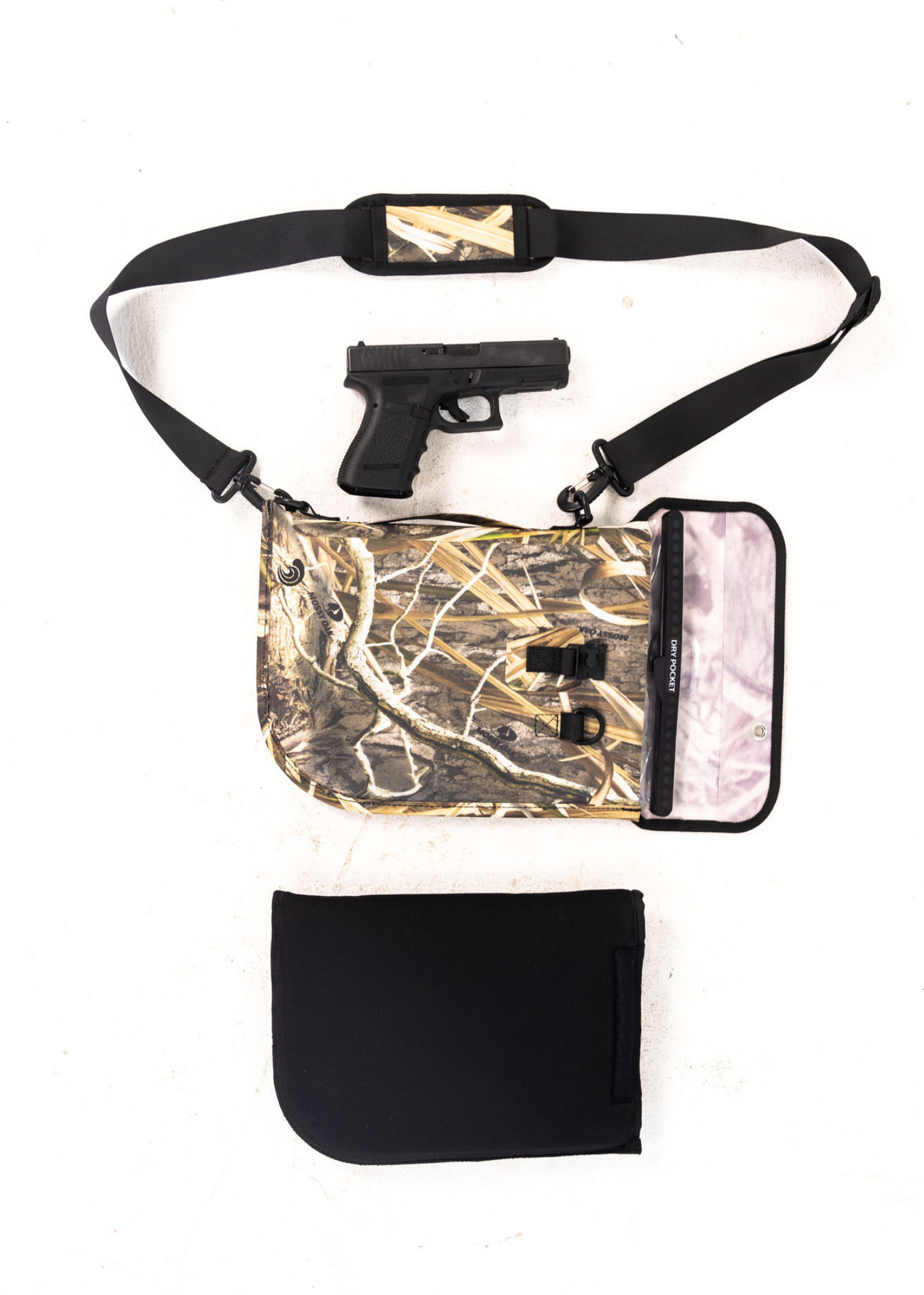 Mossy Oak - Auto-Sealing, Waterproof, Floating, Scent Proof Universal Pistol / Utility Dry Bag