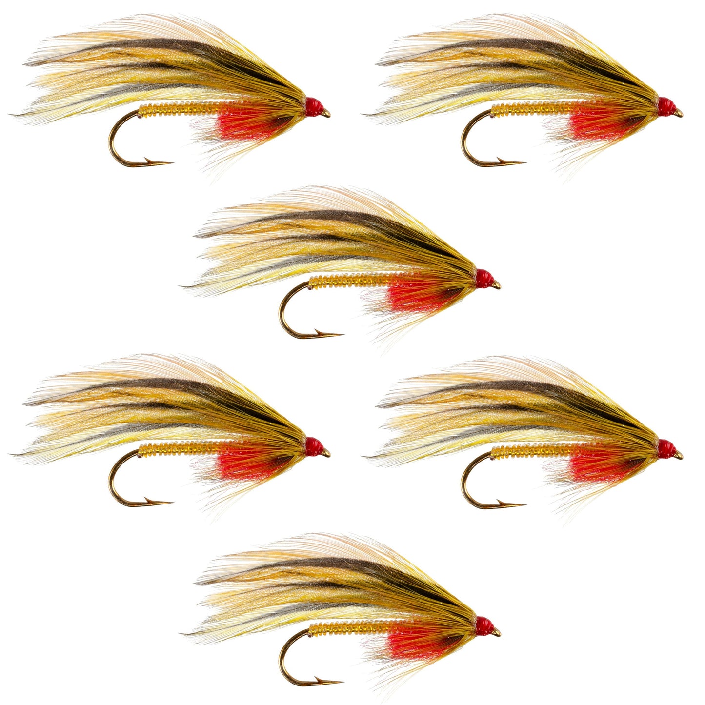 Platte River Special Classic Streamer Flies - Set of 6- Hook Size 4