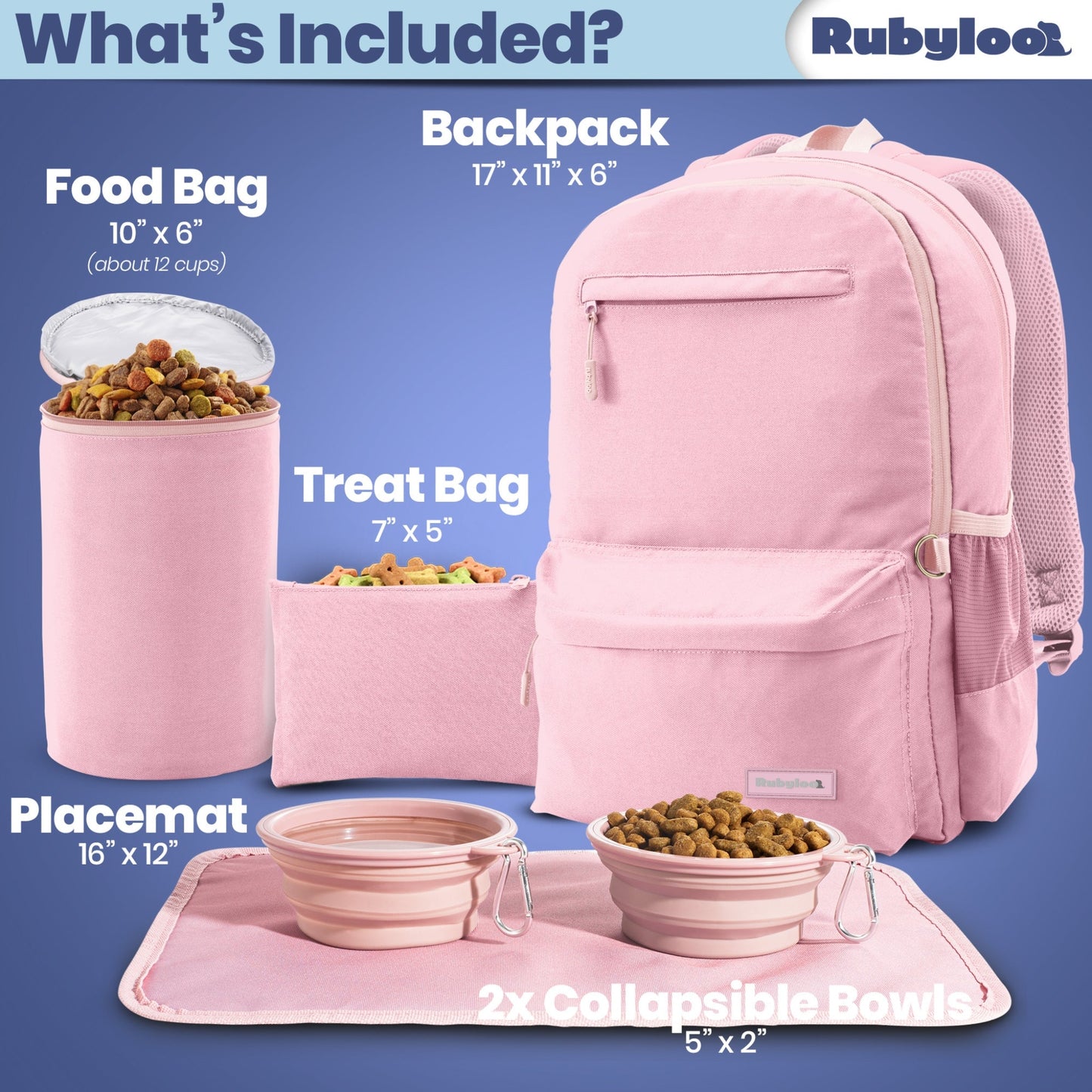 The Original Doggy Bag™ Backpack for Dog Supplies