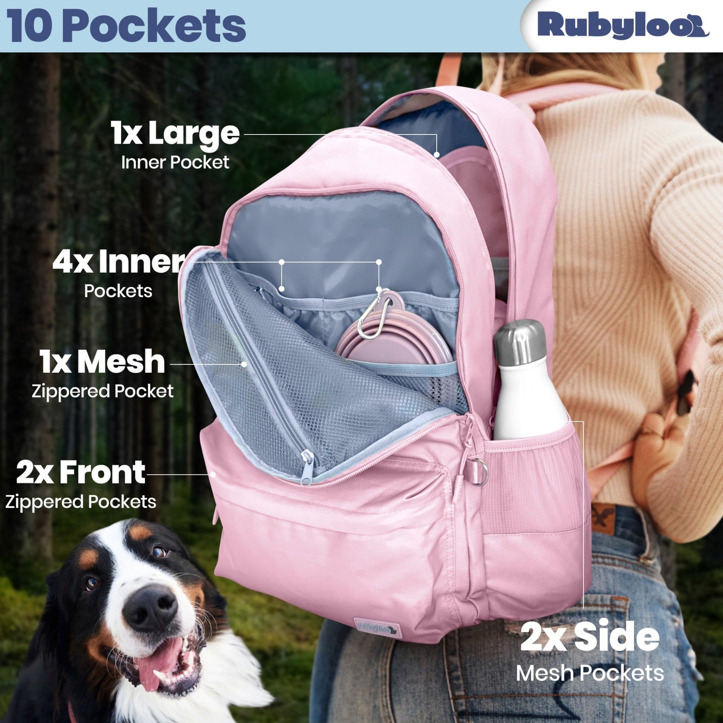 The Original Doggy Bag™ Backpack for Dog Supplies