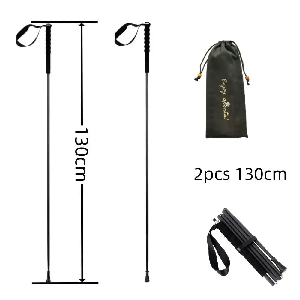 Experience Effortless Hiking with Ultralight Carbon Fiber Trekking Poles