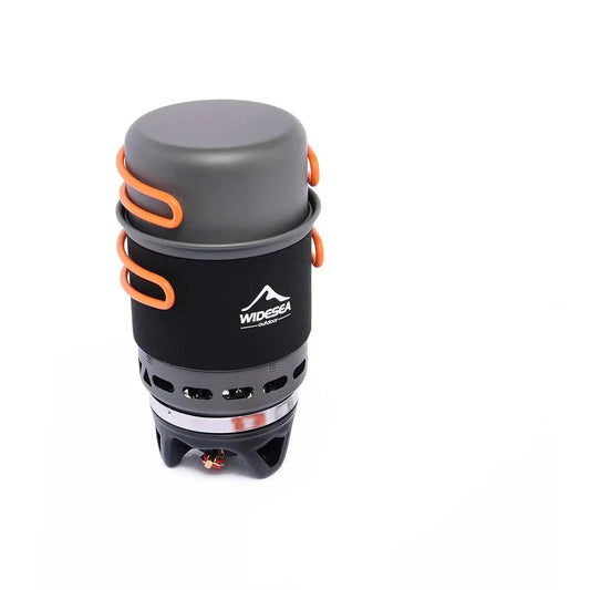 Compact Camping Cookware with Heat Exchanger