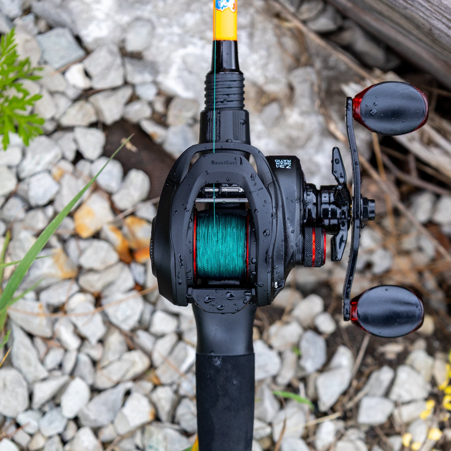 Reaction Tackle Braided Fishing Line - NO FADE Moss Green - NEW