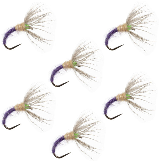 Grave Digger Sakasa Kebari - 6 Tenkara Flies - Size 12
